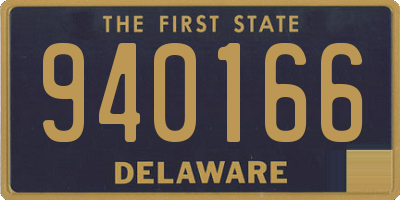 DE license plate 940166