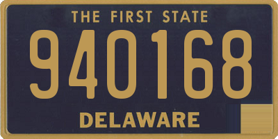 DE license plate 940168