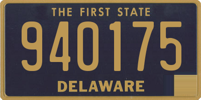 DE license plate 940175