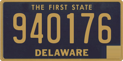 DE license plate 940176