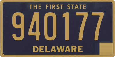 DE license plate 940177