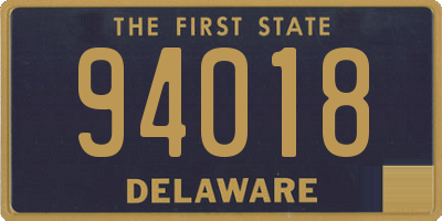 DE license plate 94018