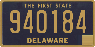 DE license plate 940184