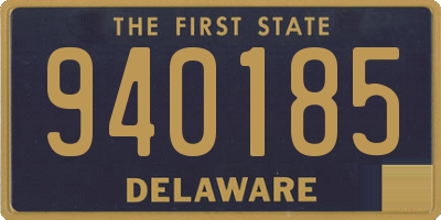 DE license plate 940185