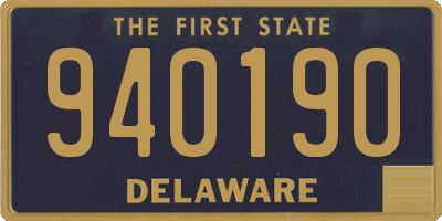 DE license plate 940190