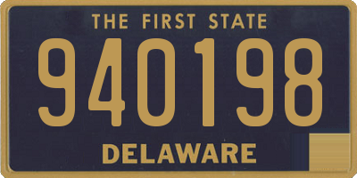 DE license plate 940198