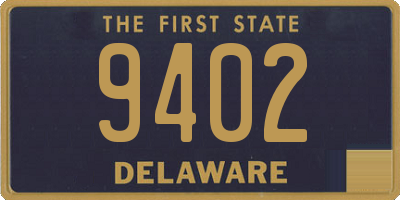 DE license plate 9402
