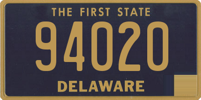 DE license plate 94020