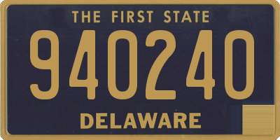 DE license plate 940240