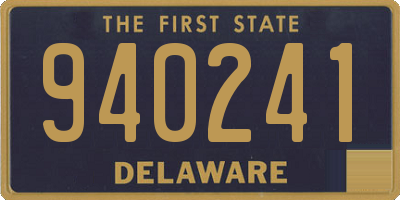 DE license plate 940241
