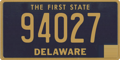 DE license plate 94027