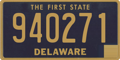 DE license plate 940271