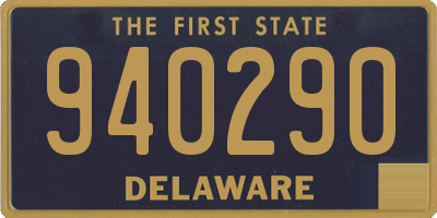 DE license plate 940290