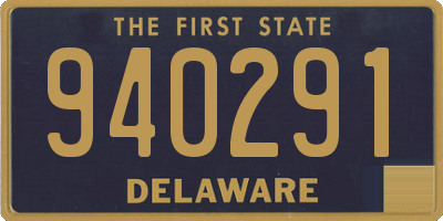 DE license plate 940291