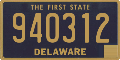 DE license plate 940312