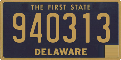 DE license plate 940313