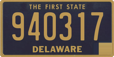 DE license plate 940317