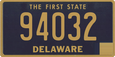 DE license plate 94032