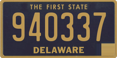 DE license plate 940337