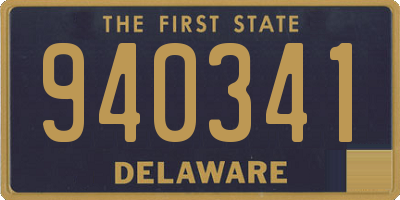 DE license plate 940341