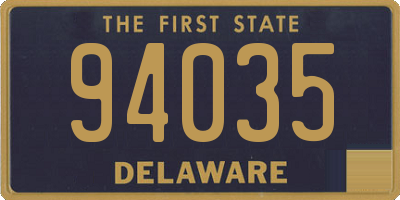 DE license plate 94035