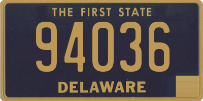 DE license plate 94036