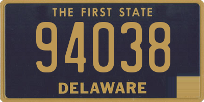 DE license plate 94038