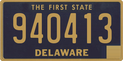 DE license plate 940413