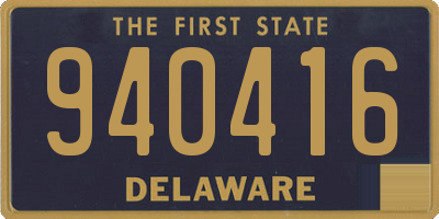 DE license plate 940416