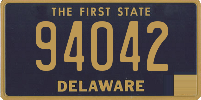 DE license plate 94042