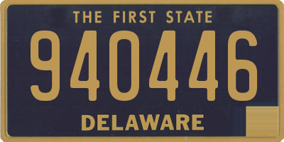 DE license plate 940446
