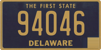 DE license plate 94046