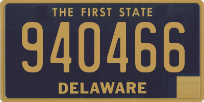 DE license plate 940466