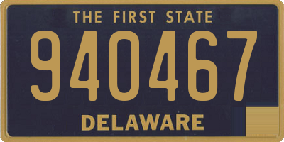 DE license plate 940467