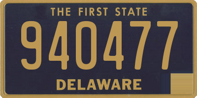 DE license plate 940477