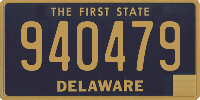 DE license plate 940479