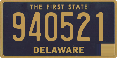 DE license plate 940521