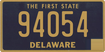 DE license plate 94054