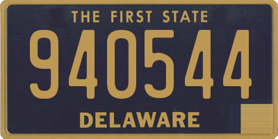 DE license plate 940544