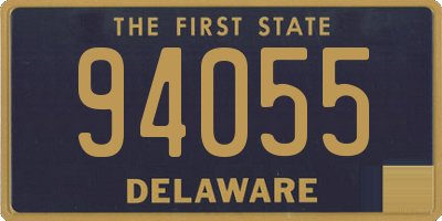 DE license plate 94055