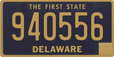 DE license plate 940556