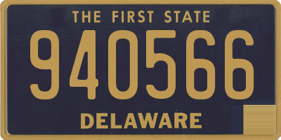 DE license plate 940566