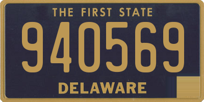 DE license plate 940569