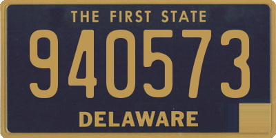 DE license plate 940573