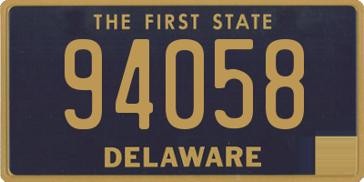 DE license plate 94058