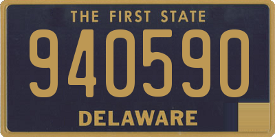 DE license plate 940590