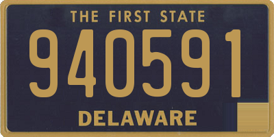 DE license plate 940591