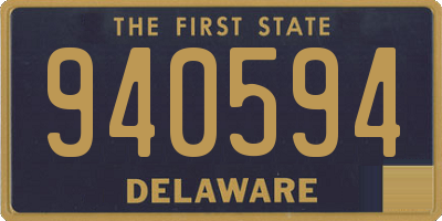 DE license plate 940594