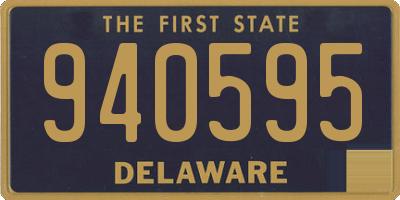 DE license plate 940595