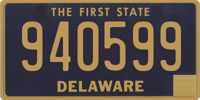 DE license plate 940599